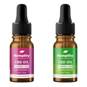 Hempthy 4000mg CBD Oil - 10ml (Natural and Mixed Berries)