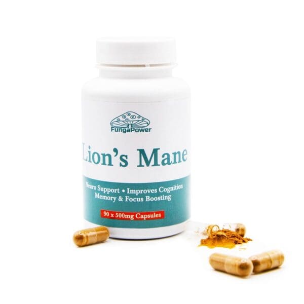 Lions Mane Capsules 500Mg (1)