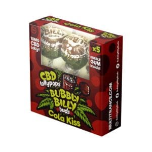 Bubbly Billy Buds 10mg CBD Lollipops – Cola Kiss Gift Box