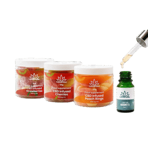 Sleep, Anxiety & Stress – 2500mg CBD Oil & 1200mg CBD Gummies