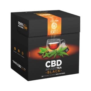 Multitrance Original Amsterdam – CBD Tea Black – 7.5mg CBD (Box of 20 Pyramid Tea Bags)