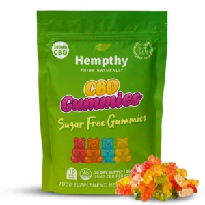 Hempthy 300MG CBD Sugar Free Gummies – 50 Pieces